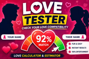 Love Tester : Check Your Love Match & Compatibility